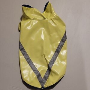 Yellow Reflective Dog Raincoat